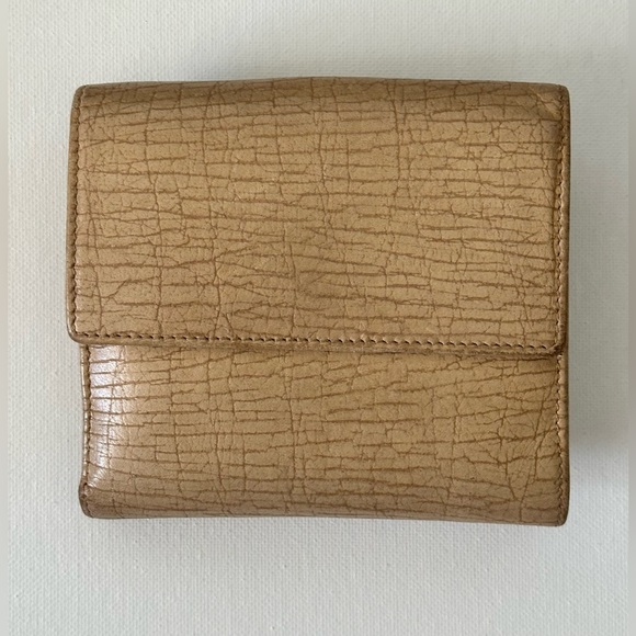 GUCCI Wallet Bifold Short Purse Jackie leather Beige - Picture 4 of 4